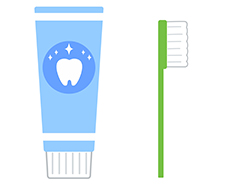 歯ブラシと歯磨き剤