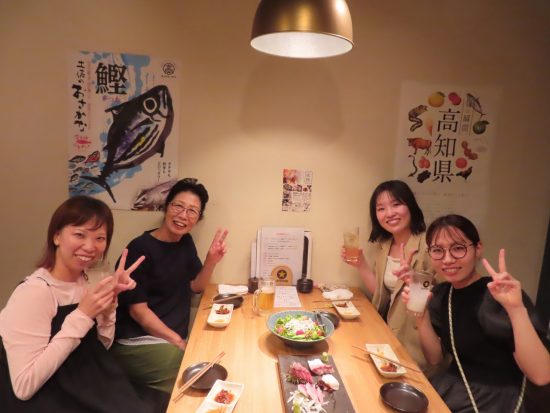 新人担当の慰労会